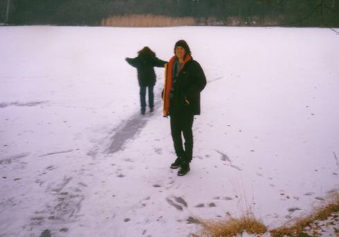 foto č. 001 - Zimní radovánky na pávovském rybníku
