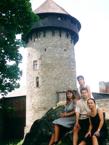 foto č. 008 - Radka, Petr, Michal, Katka na Sovinci
