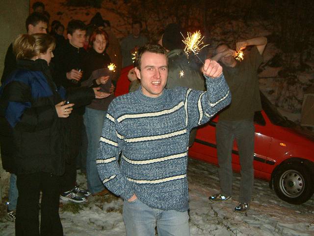 foto č. 033 -  Vítej Nový roku 2004.
