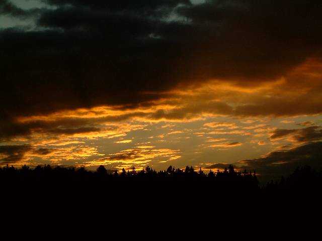 foto č. 019 - Západ slunce nad Strádovským peklem.
