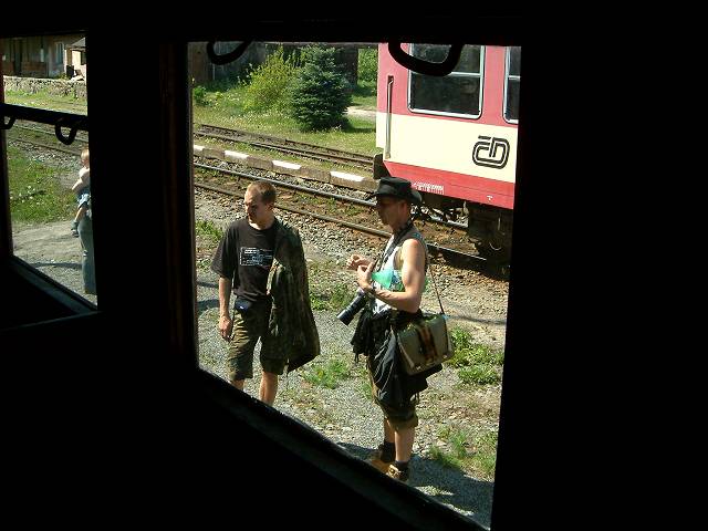 foto č. 017 - Zpátky v Kamenici na nádraží.
