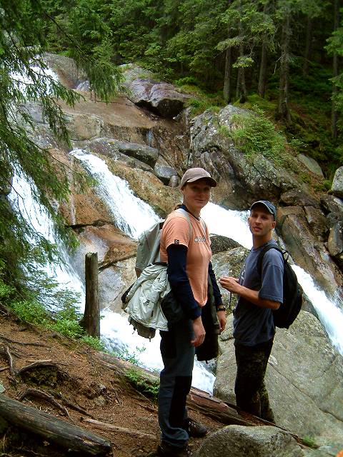 foto č. 040 - Šárka s Daliborem u vodopádů
