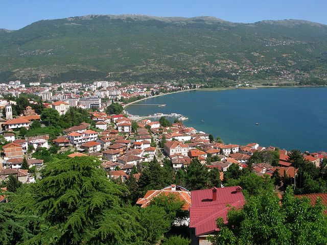 foto č. 126 - Pobřežní část Ohridu.
