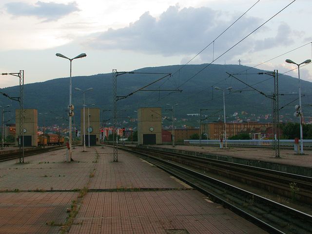 foto č. 141 - Pohled z nádraží směrem k Vodnu.

