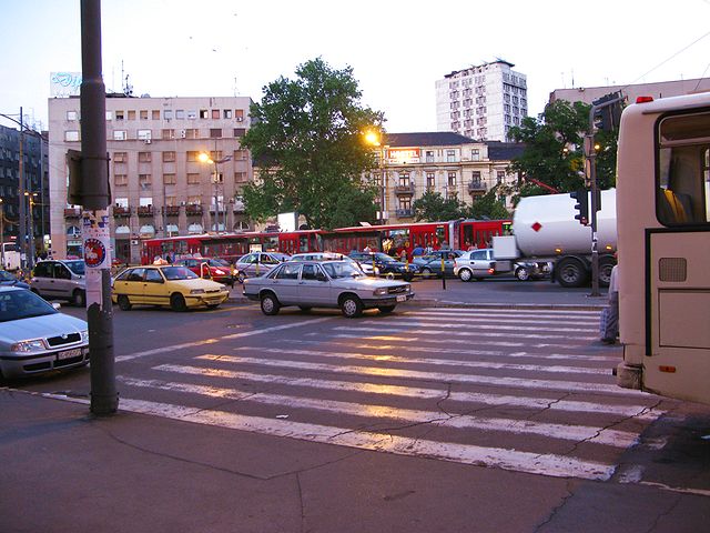 foto č. 145 - Večerní Bělehrad.

