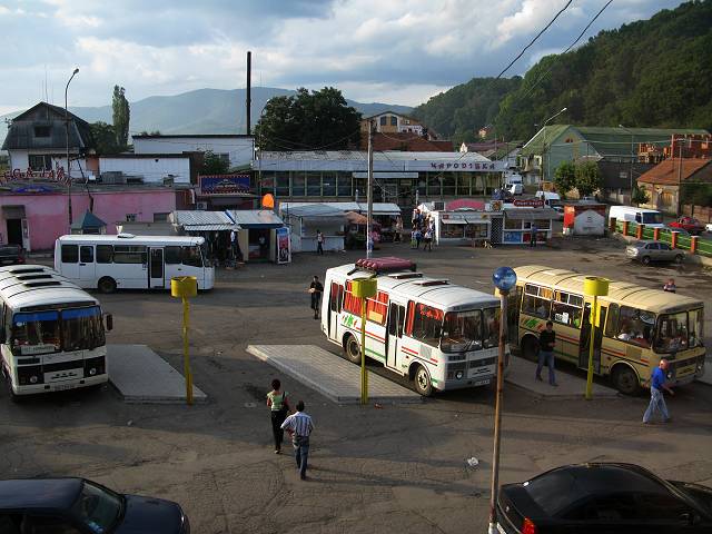 foto č. 131 - Pohled na autobusové nádraží.
