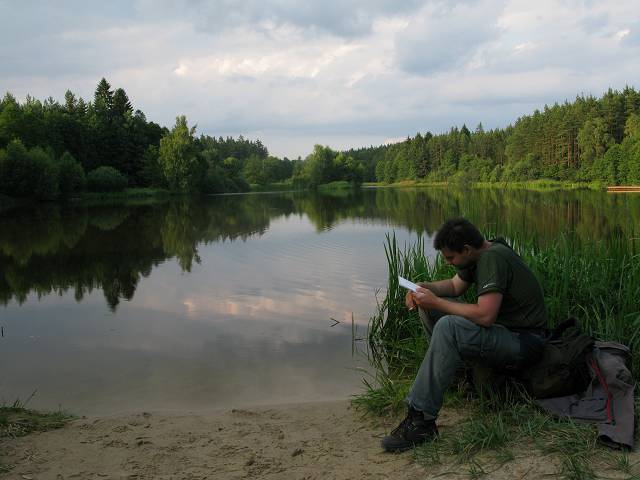 foto č. 025 - Konečně na české straně hranic u nejsevernějšího bodu Rakouska. Novomlýnský rybník.
