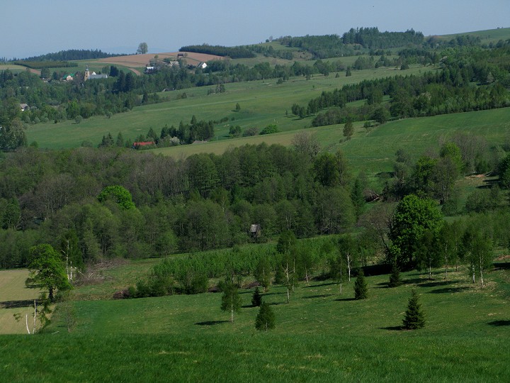 foto č. 004 - Jarní krajinka u obce Jodłów.
