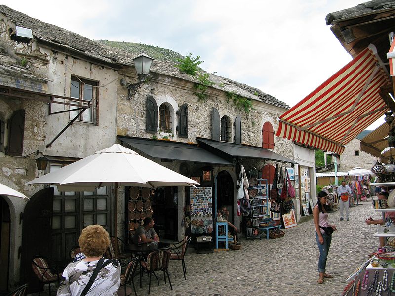 foto č. 094 - Mostar – stari grad.
